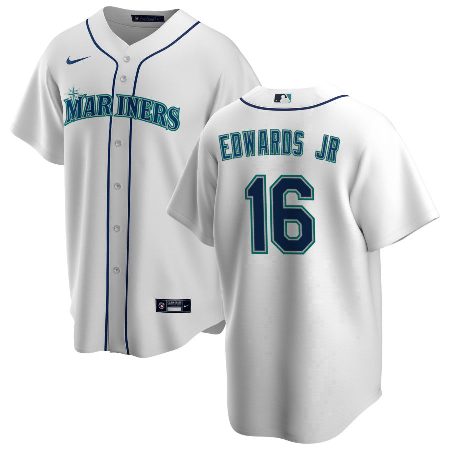 Nike Men #16 Carl Edwards Jr. Seattle Mariners Baseball Jerseys Sale-White